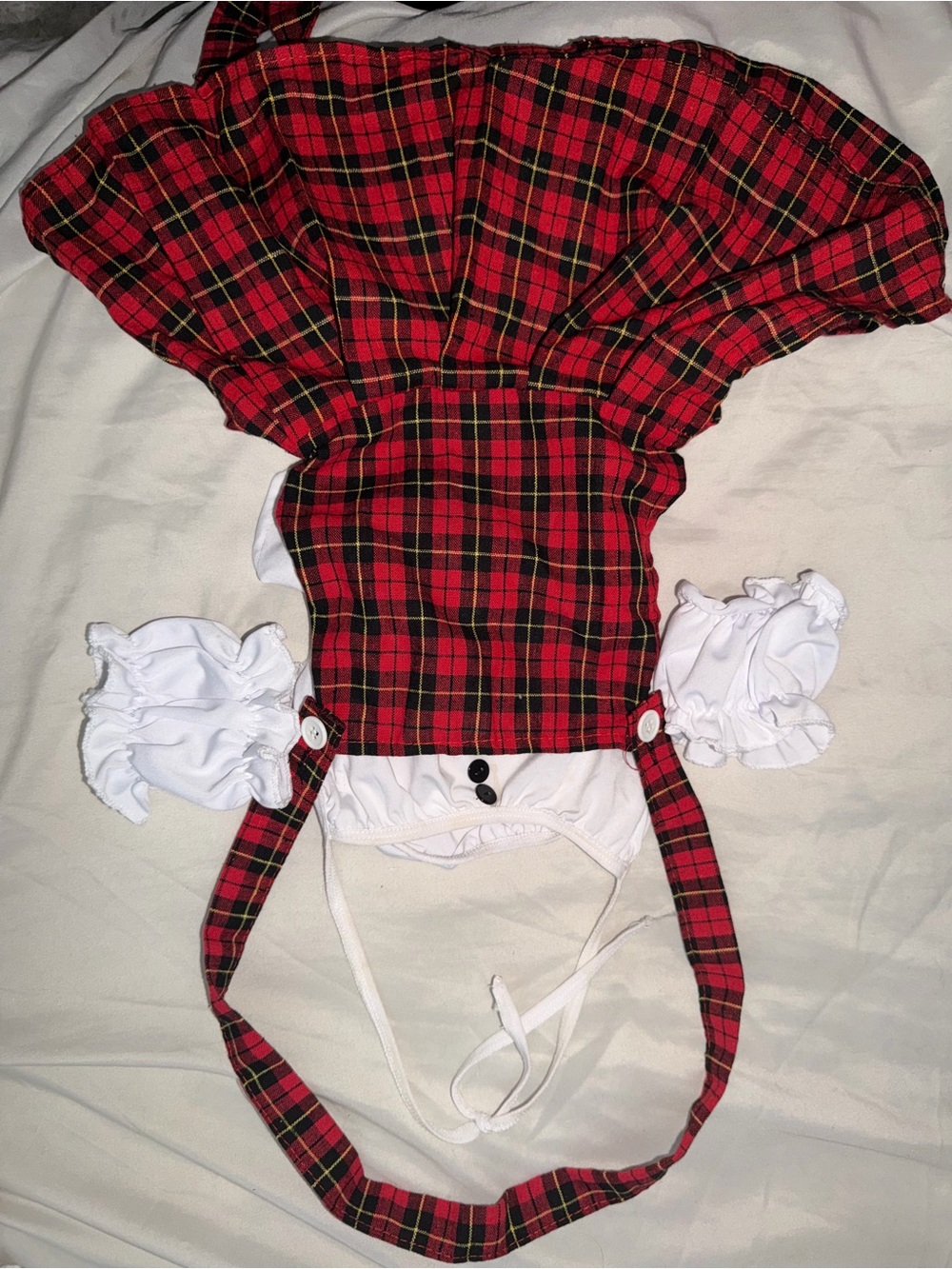 School girl plaid, nightwear Halloween costume